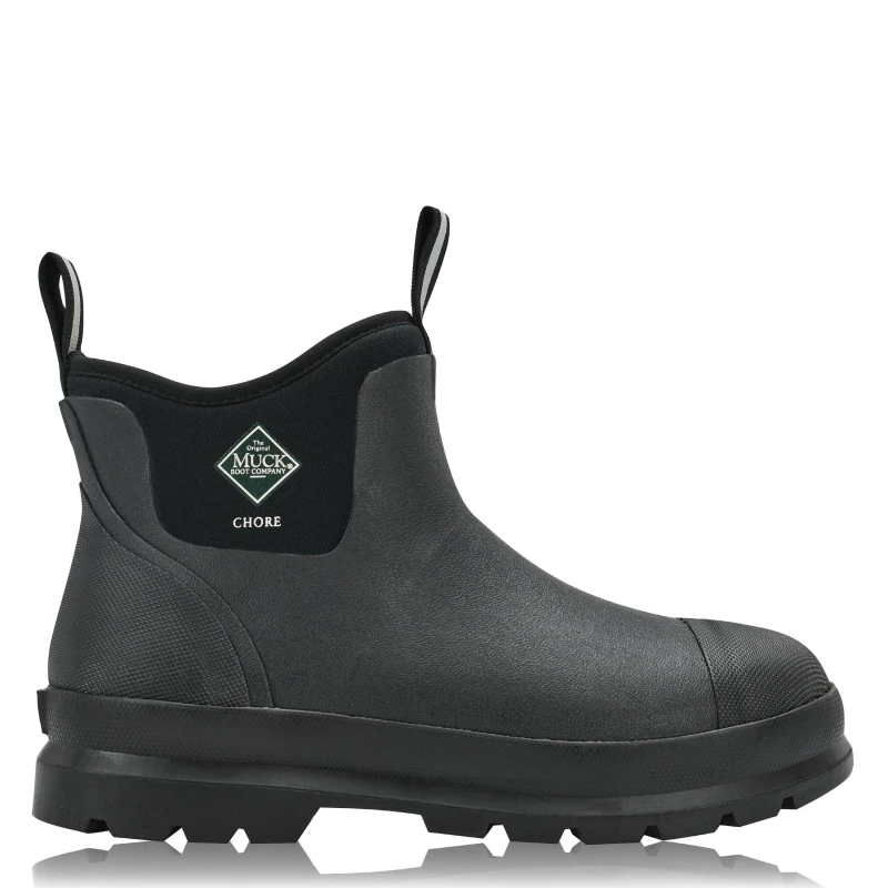 Image of Muck Boots Muck Boots Men 'Chore Classic Chelsea' Wellingtons in Black Size: 14 Black 14 Male 664911099180