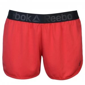 Image of Reebok Mesh Shorts Ladies - Rebel Red