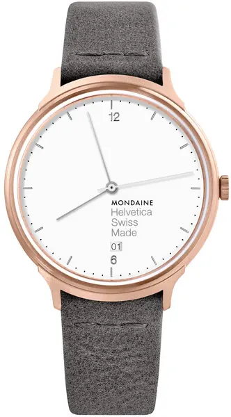 Image of Mondaine Watch Helvetica No1 Light D - White MD-184