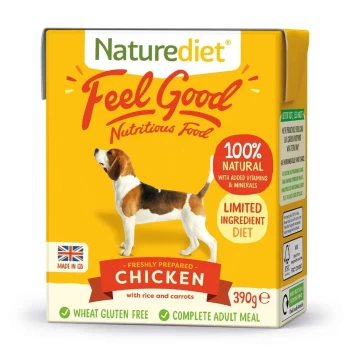 Image of Naturediet Feel Good Adult - Chicken - 18 x 390g