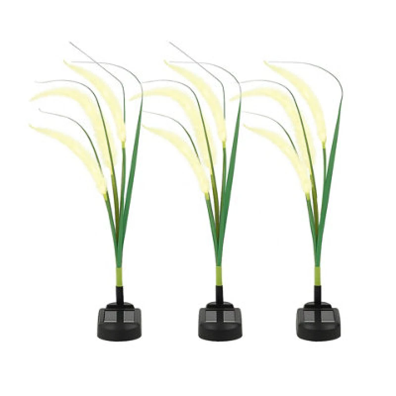 Image of Gardenwize Solar Setaria Viridis Stake Lights Decorative Grass Effect Outdoor Path Border Lights