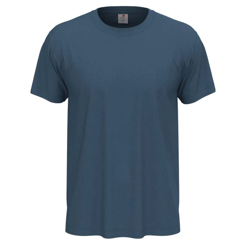 Image of Stedman Classics Mens Stedman Classic Tee in Dark Blue Size: XS Dark Blue Male XS