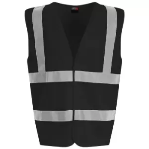 Image of PRO RTX High Visibility Unisex Waistcoat (M) (Black) - Black