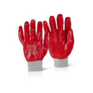 Image of Pvc F/Coated K/Wrist Red Sz 9