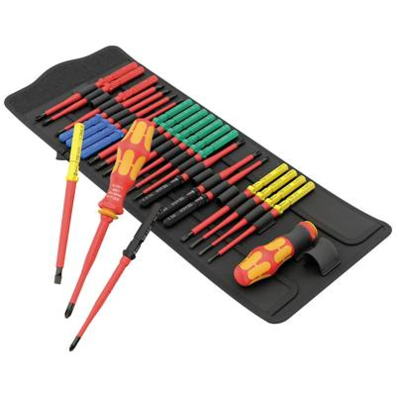 Image of Wera Wera 05006617001 VDE Bit screwdriver 26 Piece Phillips, Pozidriv, TORX, Allen, Slot 05006617001