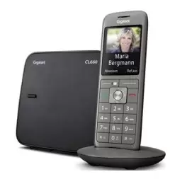 Image of Gigaset CL 660 DECT telephone Anthracite, Black