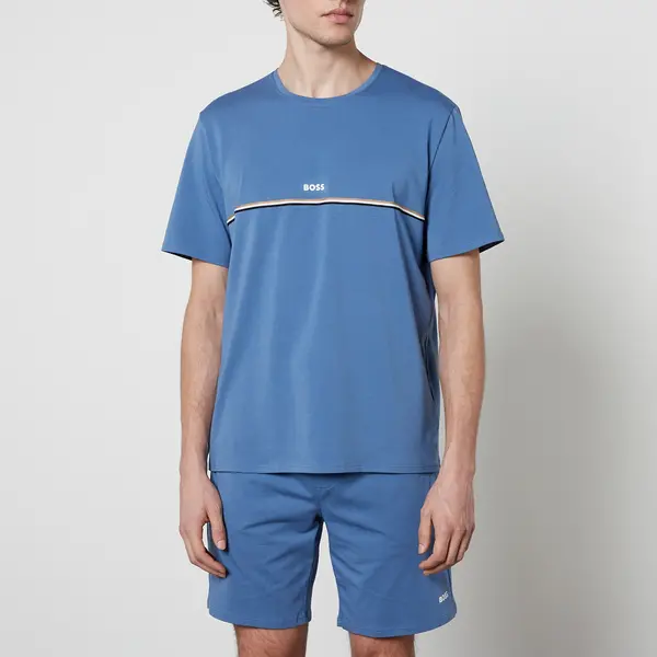 Image of BOSS Bodywear Unique Stretch Cotton-Jersey T-Shirt - S