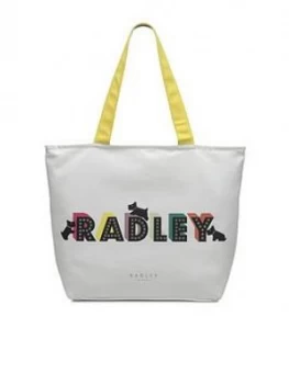 Image of Radley London Lights Large Zip Top Tote - Natural