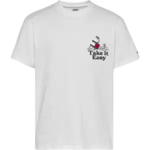 Image of Tommy Jeans Philosotee 1 T-Shirt - White