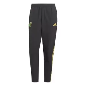Image of adidas Jamaica Pre Match Tracksuit Bottoms 2023 Adults - Black