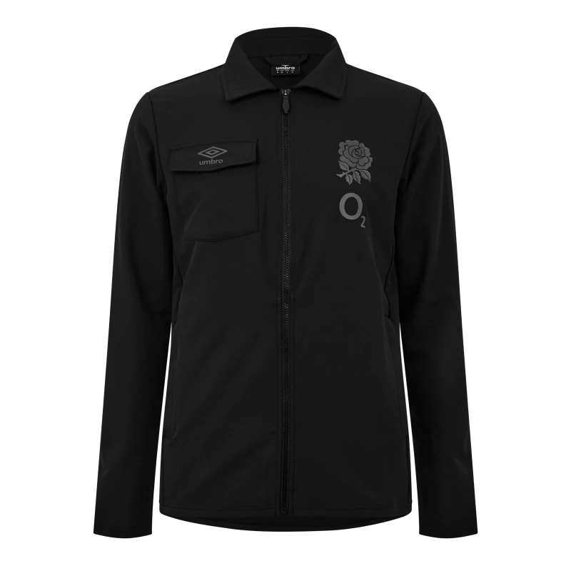 Image of Umbro England Presentation Jacket 2024 Adults - Black S