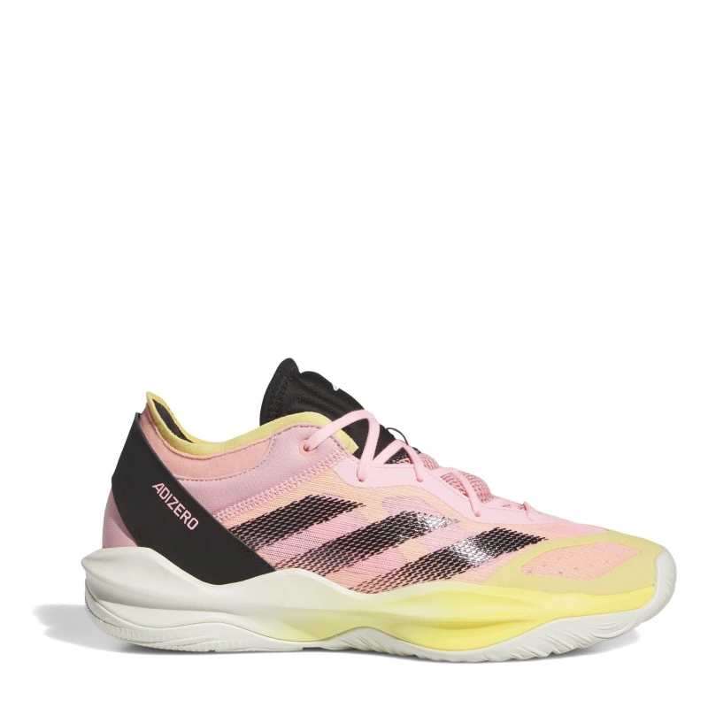 Image of adidas Unisex Adults Adizero Select.0 Basketball Trainers Pink Spark unisex 8 (42)