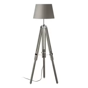 Image of Premier Housewares Jasper Floor Lamp Tripod Base - Grey