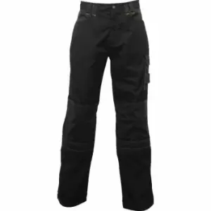 Image of Regatta Mens Holster Workwear Trousers (Short, Regular And Long) (28 Regular) (Black)