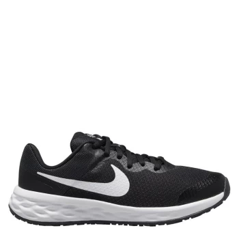 Image of Nike Revolution 6 Junior Running Shoes - Black/White