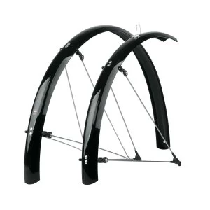 Image of SKS Bluemels Mudguards 60mm X 28" Black-Black