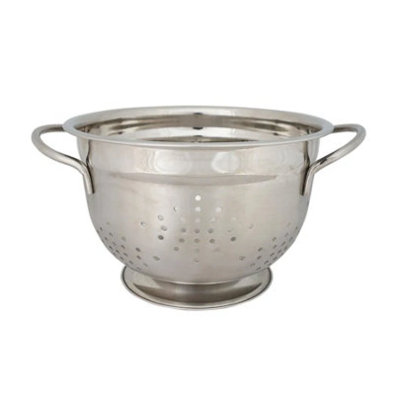 Image of Argon Tableware Stainless Steel Colander - 21.5cm Silver