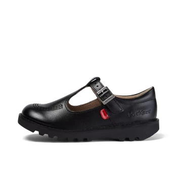 Image of KICKERS KICK T BAR LTHR JF BLACK/BCLK/BLCK - 13