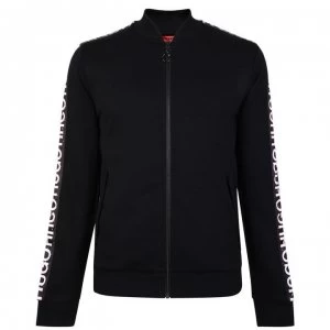 Image of Hugo Boss Dacudi Zip Through Sweatshirt Black Size L Men