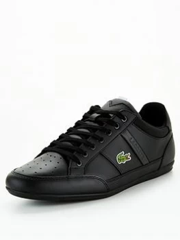Image of Lacoste Chaymon 0121 1 CMA Trainers - Black/White, Size 9, Men