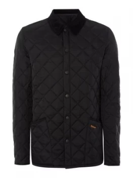 Image of Mens Barbour Heritage Liddesdale Quilted Jacket Black