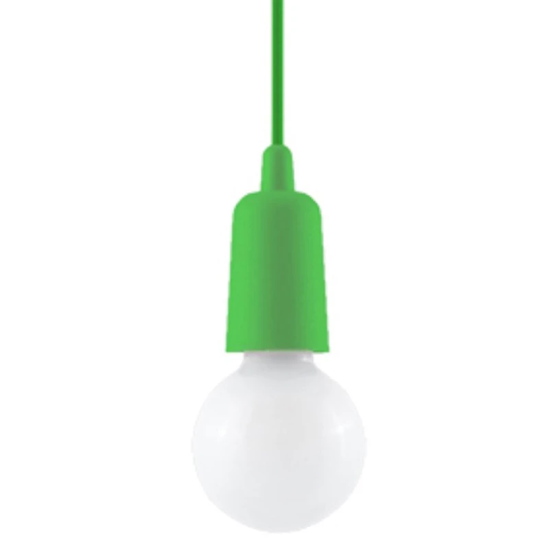 Image of Sollux Lighting Designer Pendant Lamp: PVC Diego - Modern E27 Lighting