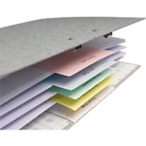 Image of Exacompta Dividers Horizontal 105x240mm, Assorted, 12 Packs of 100