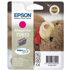 Image of Epson Teddybear T0613 Magenta Ink Cartridge