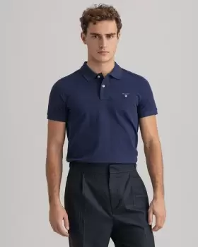 Image of GANT Men Original Pique Polo Shirt (4XL) Blue