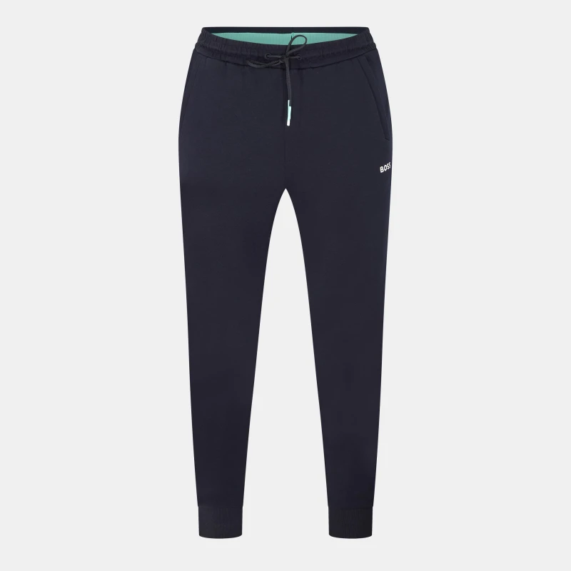 Image of Boss Mens Closed Hem Fleece Joggers Blue male S