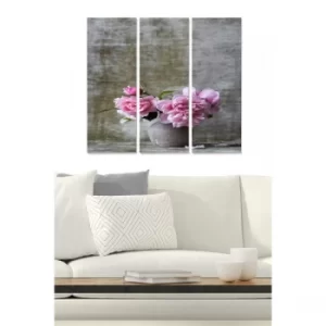 Image of MDF828564 Multicolor Decorative MDF Painting (3 Pieces)