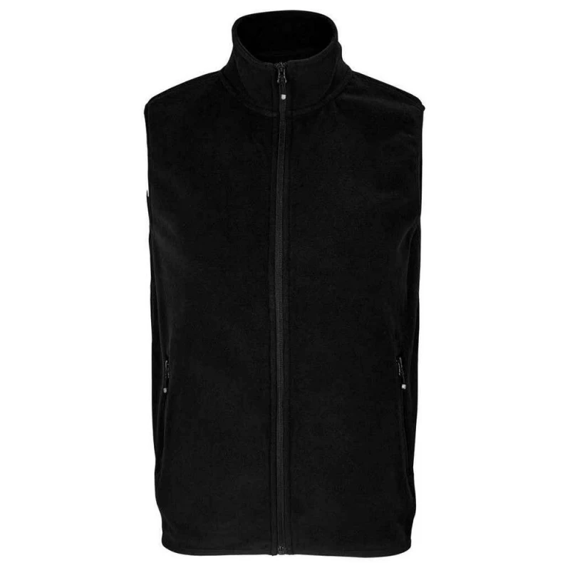 Image of SOL'S Mens Factor Microfleece Body Warmer in Black Size: XS Black Male XS