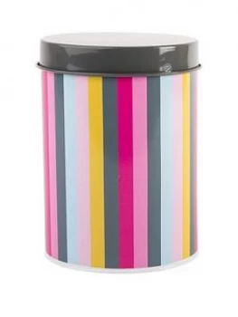 Image of Summerhouse By Navigate Gardenia Canister ; Stripe
