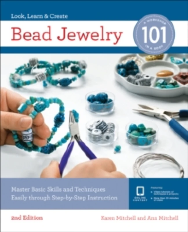 Image of bead jewelry 101 master basic skills and techniques easily through step by 9781631597596