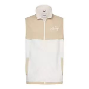 Image of Tommy Jeans Tjm Mix Media Retro Vest - Beige