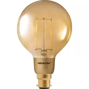 Image of Megaman 3W LED Gold Filament Classic BC B22 Dimmable - 146267