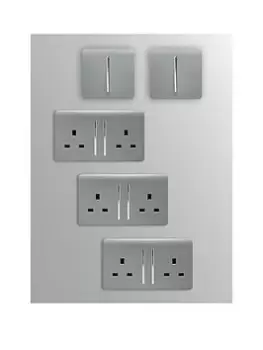 Image of Trendiswitch Lounge Kit - 2 X Single Switch 3 X Double Socket