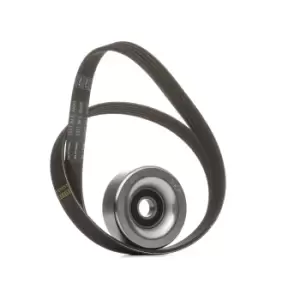 Image of SKF V-ribbed belt set VKMA 63003 Serpentine belt kit,Auxiliary belt kit HONDA,Jazz II Schragheck (GD_, GE3, GE2)