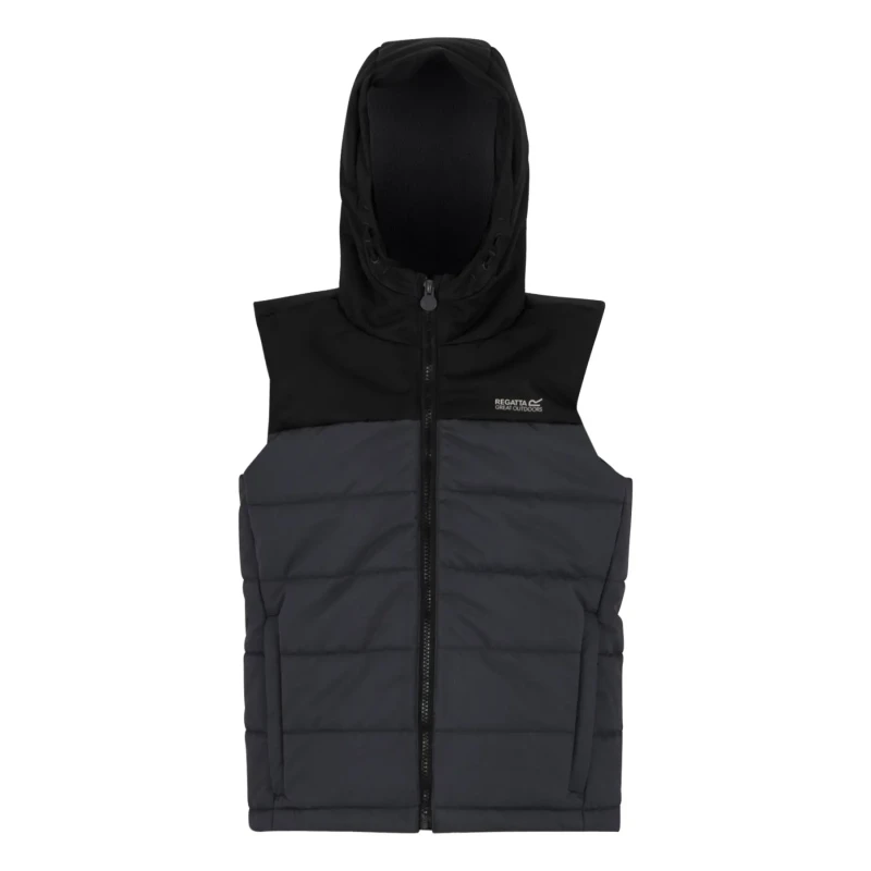 Image of Sleeveless down jacket Regatta Lofthouse Noir Unisex 3/4 ans