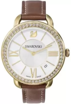 Image of Swarovski Watch Aila Day Brown Yellow Gold Tone
