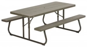 Image of Lifetime Picnic Table Brown