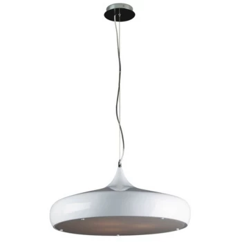 Image of Linea Verdace Lighting - Linea Verdace Corazon 3 Light Dome Pendant Ceiling Lights White