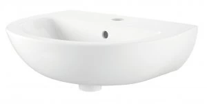 Image of Wickes Newport Cloakroom Basin Single Tap Hole - 450mm