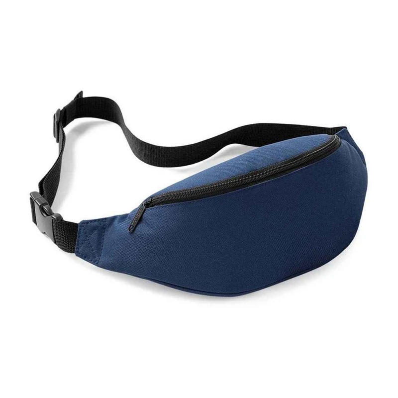 Image of Bagbase Belt Waist Bag in Navy Navy Unisex One Size