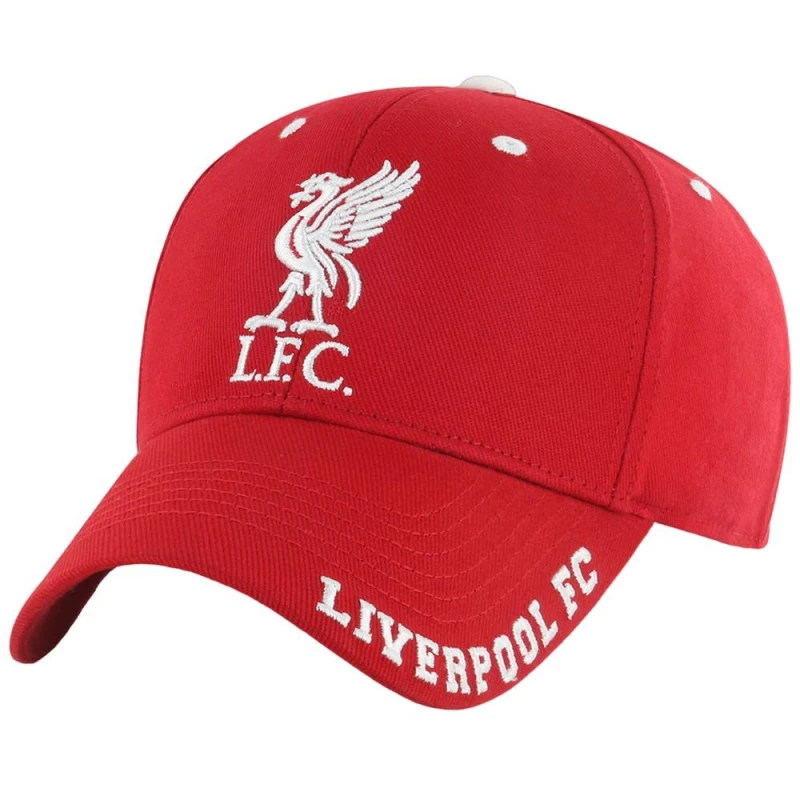 Image of Liverpool FC Mens Frost Baseball Cap in Red Red Male One Size