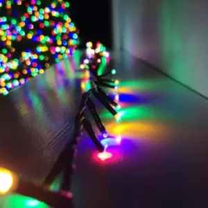 Image of 500 LED 12.5m Premier TreeBrights Indoor Outdoor Christmas Multi Function Mains Operated String Lights with Timer in Multicoloured