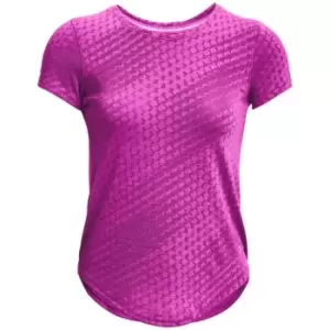 Image of Under Armour Streaker Run T Shirt Womens - Pink