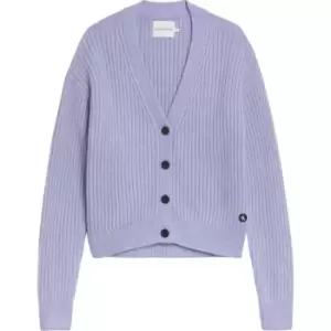 Image of Calvin Klein Jeans Super Soft Cardigan - Purple