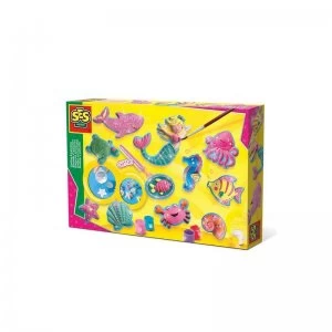 Image of SES Creative Childrens Ocean Figures Casting and Painting Set