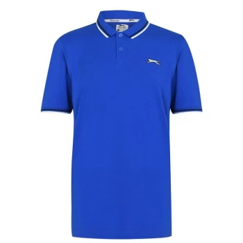 Image of Slazenger Tipped Polo Shirt 2.0 - Royal Blue